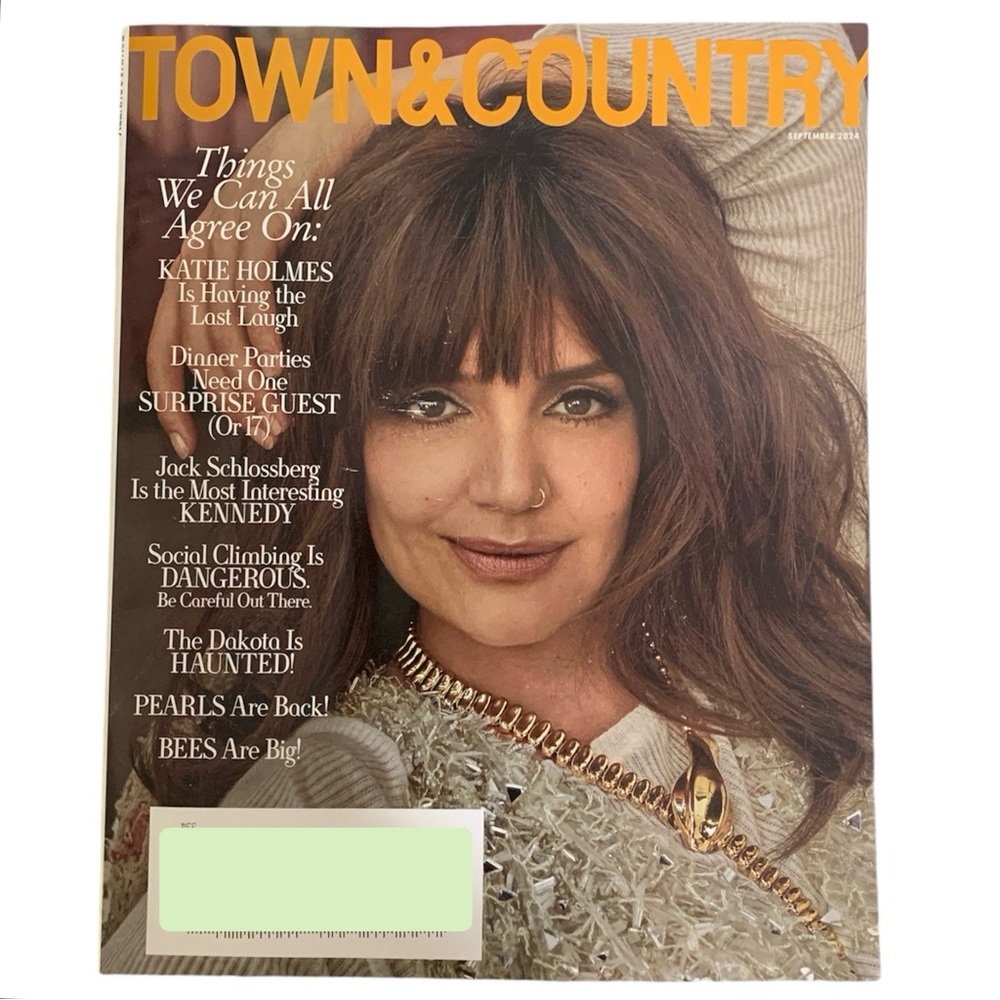 Town and Country Magazine September 2024 Katie Holmes Jack Schlossberg Kennedy